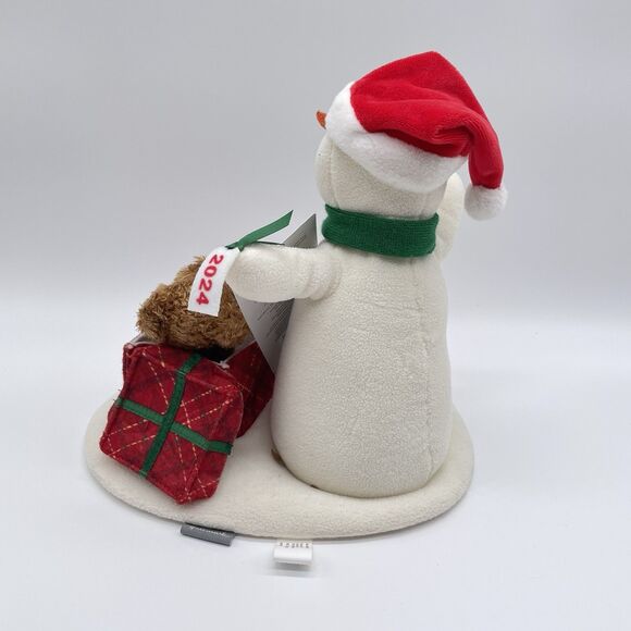 NWT Hallmark Wrapped in Joy Singing Snowman Plush With Sound & Motion 10" - Picture 2 of 9